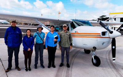 Verificación aérea en sitios Ramsar de la Península de Yucatán